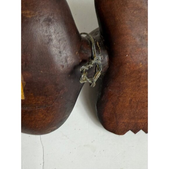 Wooden Carved Indigenous Woman Bust Sculpture Home Decor Native VTG Tribal - Picture 15 of 16